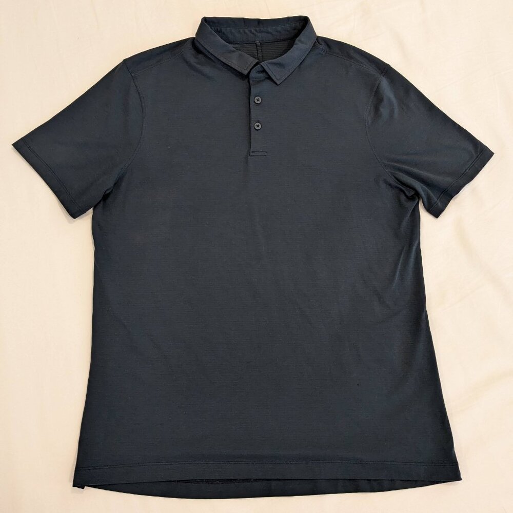 Lululemon Evolution Navy Blue Polo Large - image 1